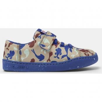 CAMPER Peu Touring - Smart casual shoes for Girls - Beige, Blue, Red, size 30, Cotton fabric; CAMPER Peu Touring - Smart casual shoes for Girls - Beige, Blue, Red, size 12, Cotton fabric