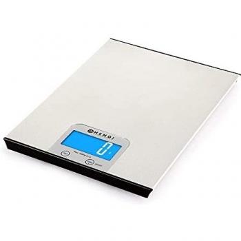Balanza de Cocina Digital Alta Precisión 5 kg con Pantalla LCD Táctil y Batería incluida