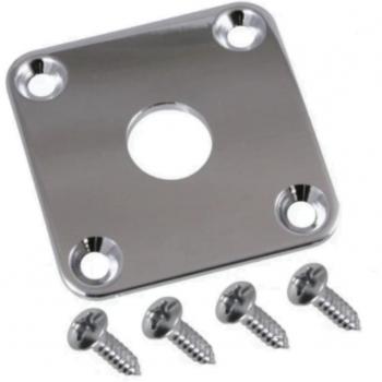 Allparts Chrome Jackplate for Singlecut Guitars