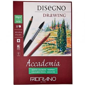 Bloc de dibujo Fabriano Accademia A3 200 g/m² 30 hojas grano natural 29,7 x 42 cm