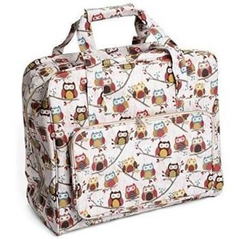 Hobby Gift MR4660 Bolsa de Almacenamiento para máquina de Coser Impresa, Hoot, 43 x 37 x 20cm