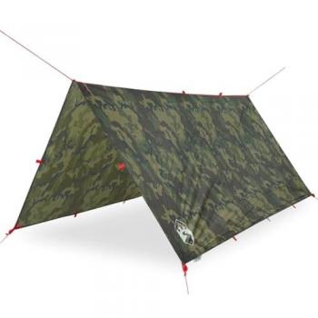 Lona de camping impermeable camuflaje 366x306 cm