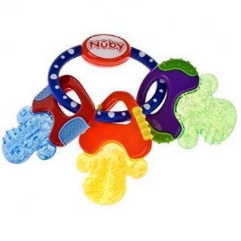 Nuby Chiavi Massaggiagengive IcyBite Con Gel PureIce 3m+ 1 Pezzo
