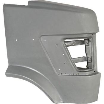 Guardabarros BLIC 6504-04-3545312P, Derecha, color negro, material plástico, compatible con modelos específicos de vehículos