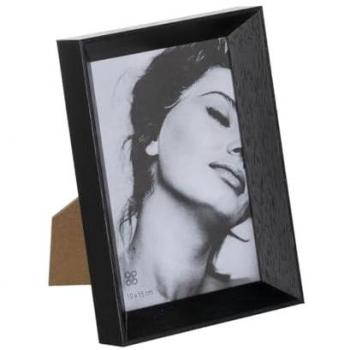 Marco de Fotos Elegance Negro 12 x 2,5 x 17 cm - Decoración del Hogar