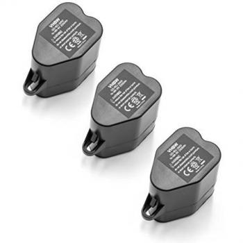 Batería NiMH 2000mAh (6V) Compatible con Aspiradora Robot Siemens VSR 8000 Sensor Cruiser - Pack de 3 unidades