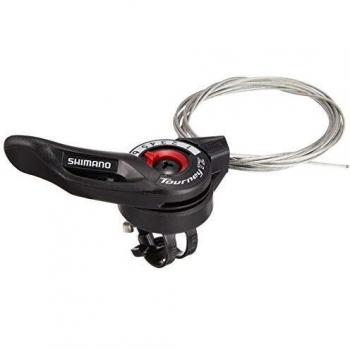 Palanca de cambio Shimano Tourney TZ SL-TZ500 derecha 6 velocidades negra