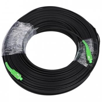 Extralink Patchcord SC/APC-SC/APC Monomodo G.657A2 Simplex 150m Caída Plana