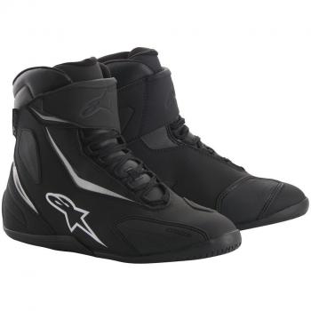 Alpinestars Fastback 2 Drystar Waterproof Motorcycle Shoes - Black White (Size 38)