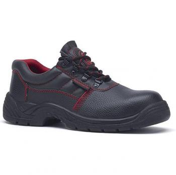 Rouchette Rock Safety Shoes - Black, Size 45 for Men