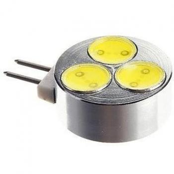 G4 3W 1x3SMD 5500-6500K bombilla blanca fresca del punto del LED