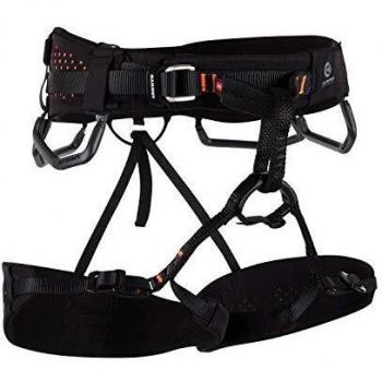 Mammut Men's Comfort Fast Adjust Harness - Black Safety Orange, Medium