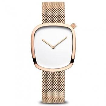 Bering Classic 37mm Ladies Quartz Watch with 3ATM Water Resistance