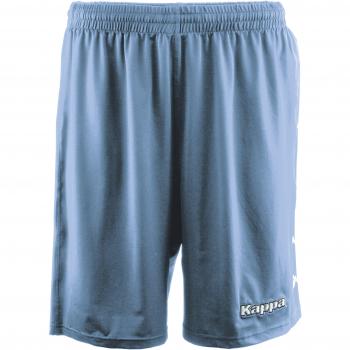 Kappa Olbia Pantalón Corto, Unisex, Celeste/Blanco, M