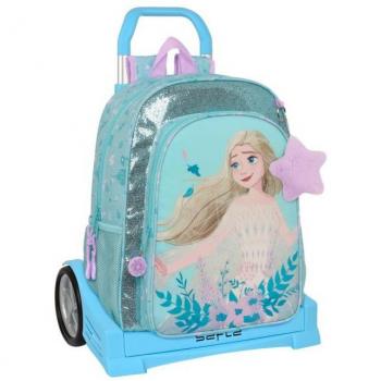 MOCHILA 180+CARRO EVOLUTION FROZEN II HELLO SPRING 33x42x14cm