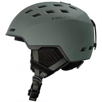 Cascos Esquí de montaña Head Casco Rev Negro, ligero, ventilación ajustable, sistema de ajuste personalizado, protección contra impactos, diseño aerodinámico