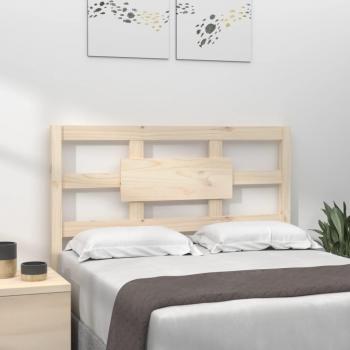 Cabecero de cama 105.5X4x100 cm madera maciza de pino