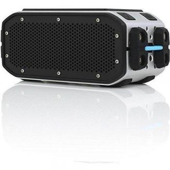 Braven BRV-Pro - Altavoz portátil con Bluetooth, color gris, cyan y negro