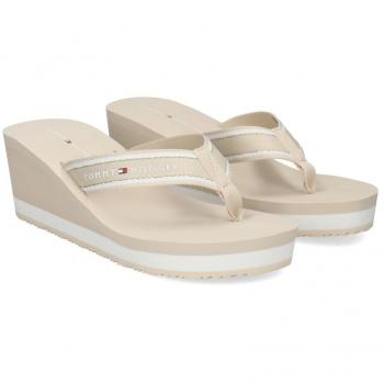 Sandalias Chancletas Tommy Hilfiger FW0FW08012 Mujer Beige