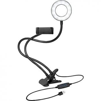 Aro de Luz LED Articulado LogiLink 8.5 cm