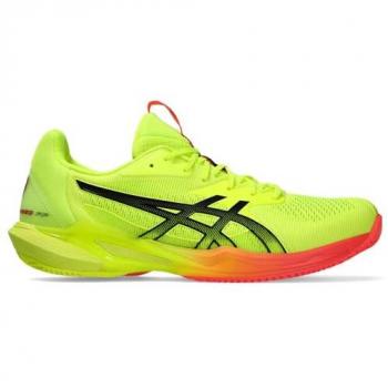 Asics Solution Speed FF 3 Clay Zapatillas de Tenis para Hombre - Amarillo y Negro, Talla 42.5 EU