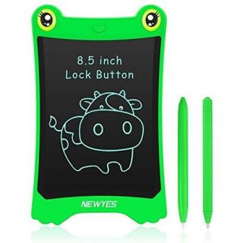 NEWYES Tablet para Dibujar para Niños 8.5 Pulgadas, Pizarra Infantil, Tableta de Escritura LCD Ed.Ranita