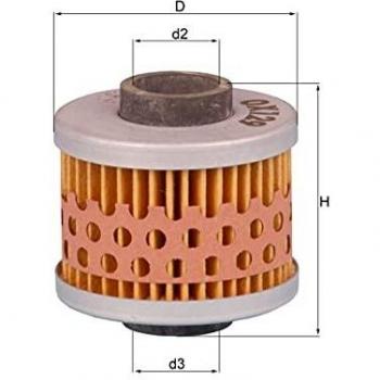 Filtro de aceite MAHLE ORIGINAL OX 129