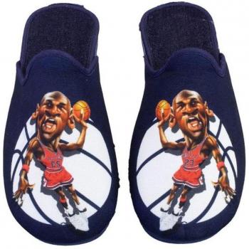 Carmelo Rodriguez 499 Zapatillas de casa de hombre azul marino