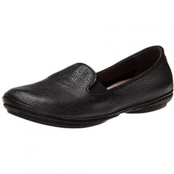 CAMPER Right - Women's Ballerinas in Black Smooth Leather, Size 38