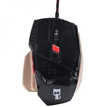 vovotrade 7 botón LED USB optico 1600DPI Wired Gaming Mouse Mice para Pro Gamer