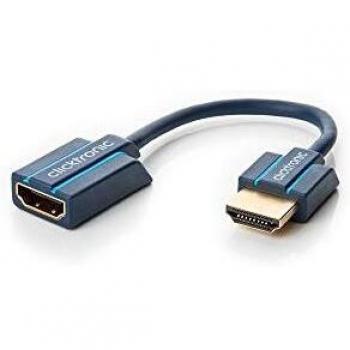 Adaptador HDMI Flexible M/F 0,1m Alta Velocidad 4K