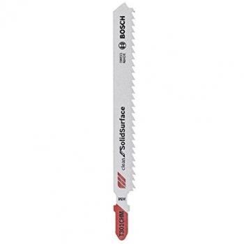 Bosch 2 608 667 450 - Hoja de sierra de calar T 301 CHM - Clean for Solid Surface