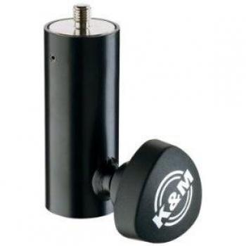 Adaptador de soporte K&M 24521, Reductor de brida 3/8 negro