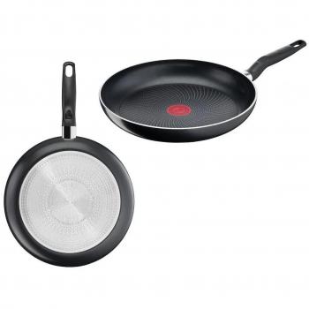 Sartén Tefal Start Easy 24 cm - Antiadherente de Titanio, Aluminio, con Tecnología Thermo-Signal y apta para Inducción