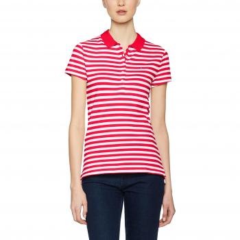 Tommy Hilfiger NEW Chiara STR PQ SS, Polo para Mujer, Rosa