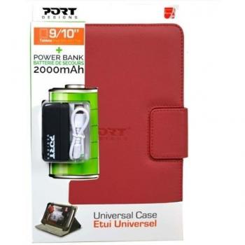Pack funda muskoka roja 10+ power bank 2000 ma