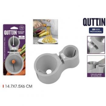 Pelador Espiral Doble Quttin
