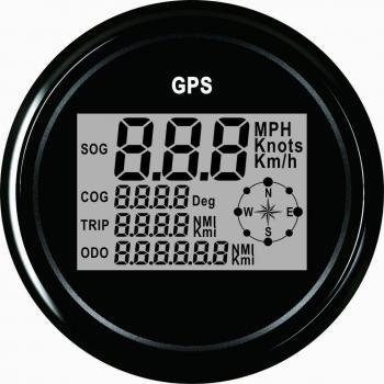 ELING cuenta con garantía del velocímetro digital GPS cuentakilómetros para coche motocicleta barco 3-3/8 pulgadas 12V/24V