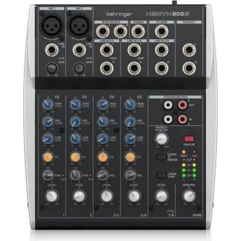 Behringer Xenyx 802S Mezclador Analógico Compacto de 8 Canales