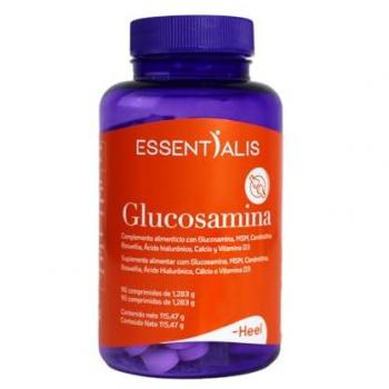 Essentials Glucosamina 90 Comprimidos - Suplemento alimenticio reforzado con MSM, condroitina, calcio, boswellia, ácido hialurónico y vitamina D3 para la protección de cartílago, articulaciones