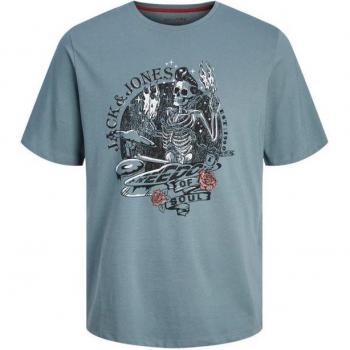 Camiseta Jack&Jones Kull azul manga corta para hombre