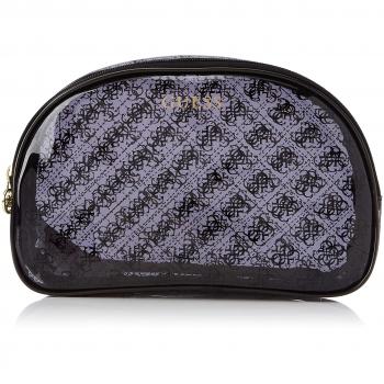 Guess - Molly Large Double Zip, Organizadores de bolso Mujer, Gris