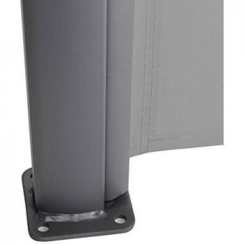 Strattore Toldo Lateral Separador retráctil terraza protección Viento Jardin 180x300 cm Antracita