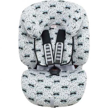 Funda para silla de coche Jyoko Racoon Town compatible con Romer Advansafix Iii Sict y Evolva