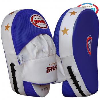 Farabi Almohadillas curvas para manoplas de boxeo, dos pares de almohadillas de enfoque, boxeo Entrenamiento de muay thai