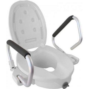 Elevador WC con tapa y reposabrazos abatibles - Modelo Guadiana