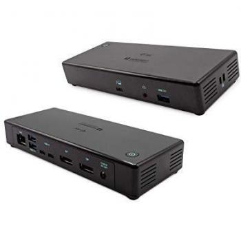 I-Tec Thunderbolt 3/USB-C 4K Docking Station 2X 4K/1x 8K 1x Thunderbolt 3 2X USB-C 2X DisplayPort 1x GLAN 2X USB 3.0 1x USB 3.1 Carga Rápid 1x Audio/Mic Power Delivery 85W para MacOS Windows