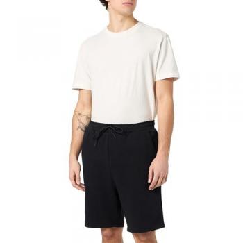 BOSS Green Headlo Regular Fit Sweat Shorts with Faux Fly - Black - Size S
