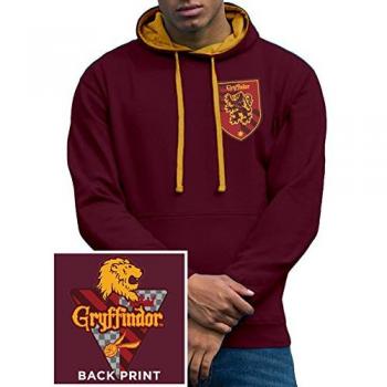 Harry Potter House Gryffindor Sudadera con capucha Burdeos L