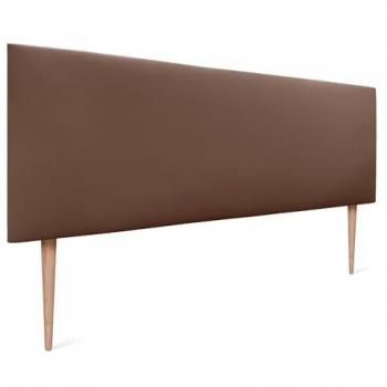 Cabecero Tapizado de Polipiel AQUALINE Liso en Arcilla con Patas para Cama 135x105cm (Camas 120/135/140)